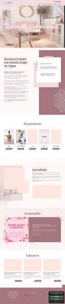 SITE POUR STUDIO YOGA