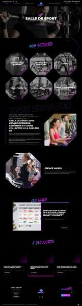 SITE POUR SALLE DE SPORT